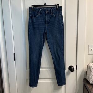 American Eagle Outfitters Dark Blue Skinny Jeans